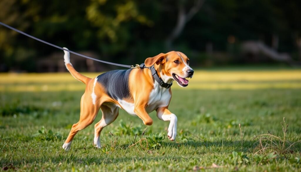 American Foxhound training