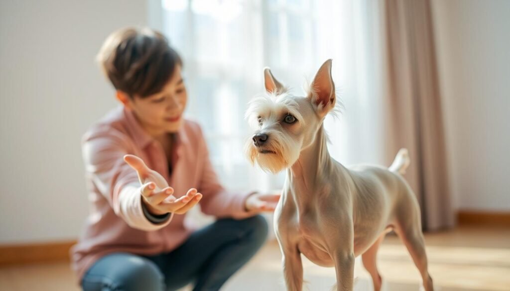 Chinese Crested training