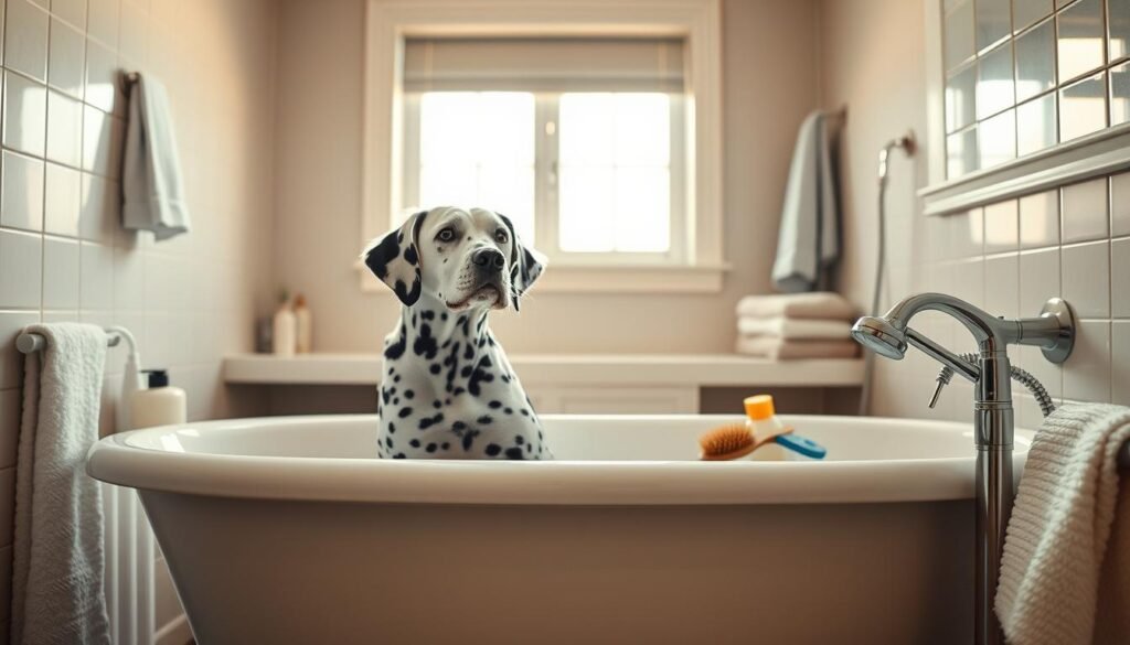 dalmatian grooming routine