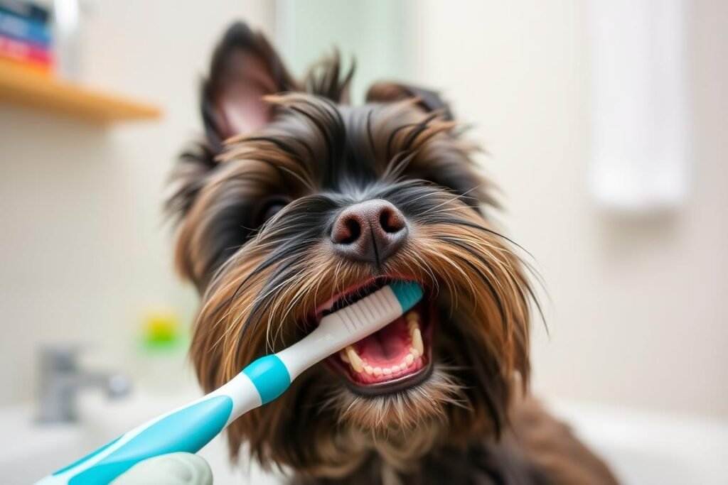 Affenpinscher dental care routine