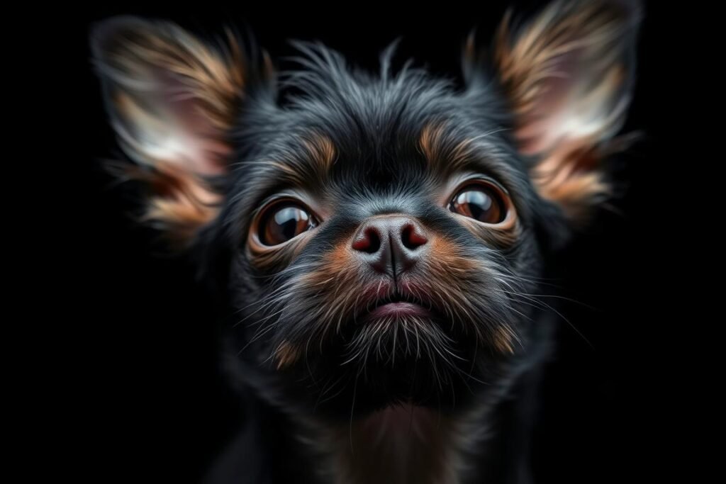 Affenpinscher showing monkey-like facial expression