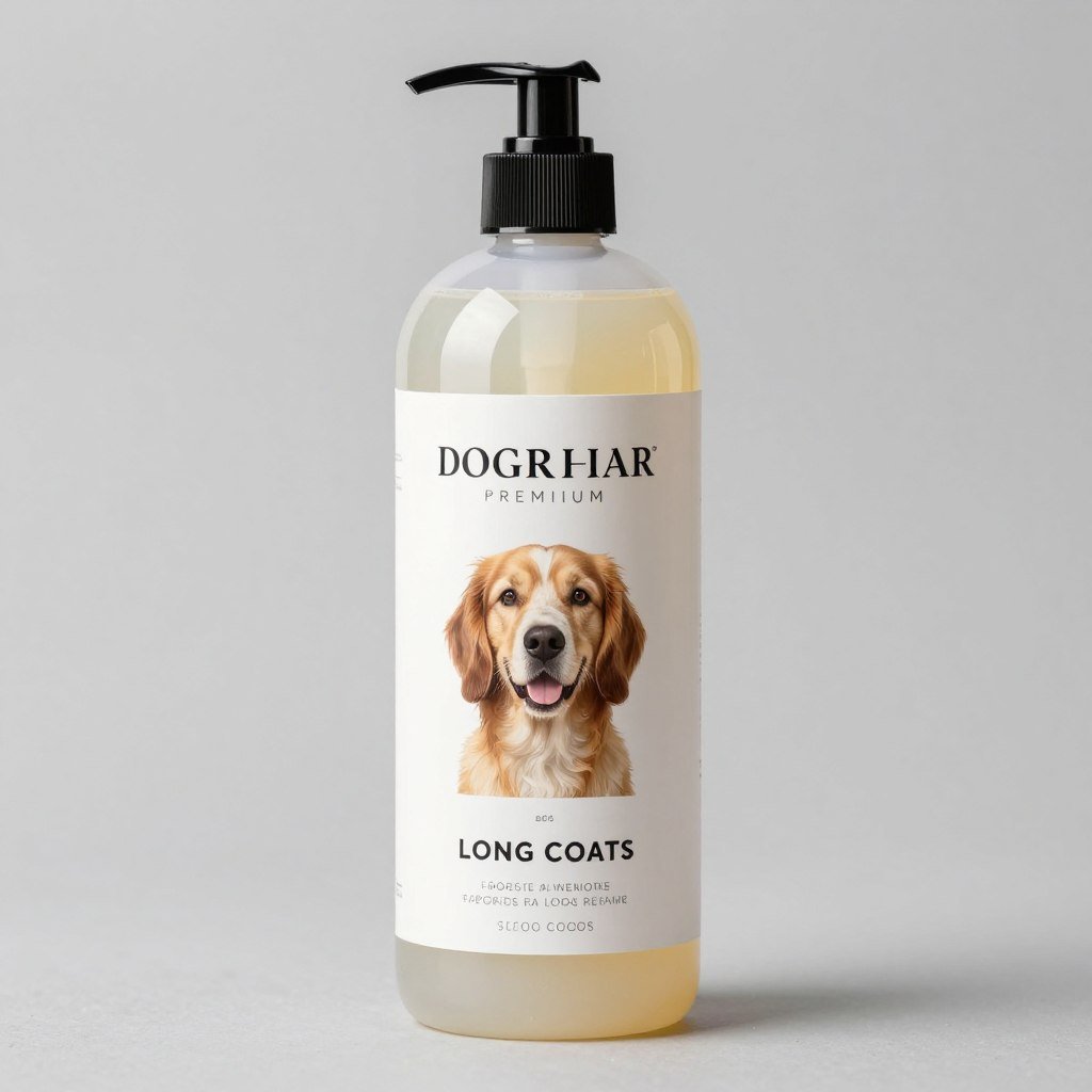 Dog shampoo for Afghan Hound silky coat