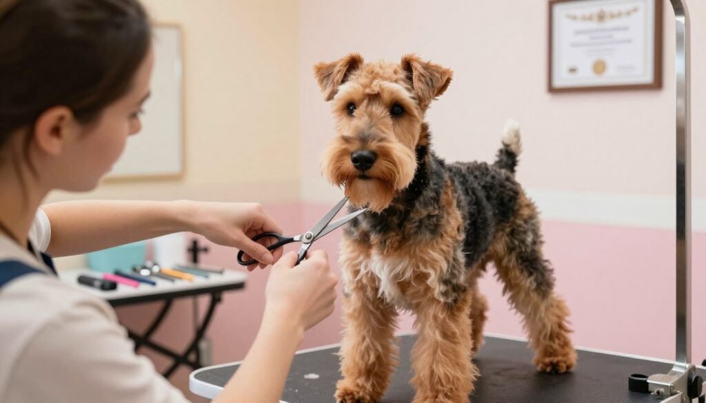 Airedale Terrier grooming