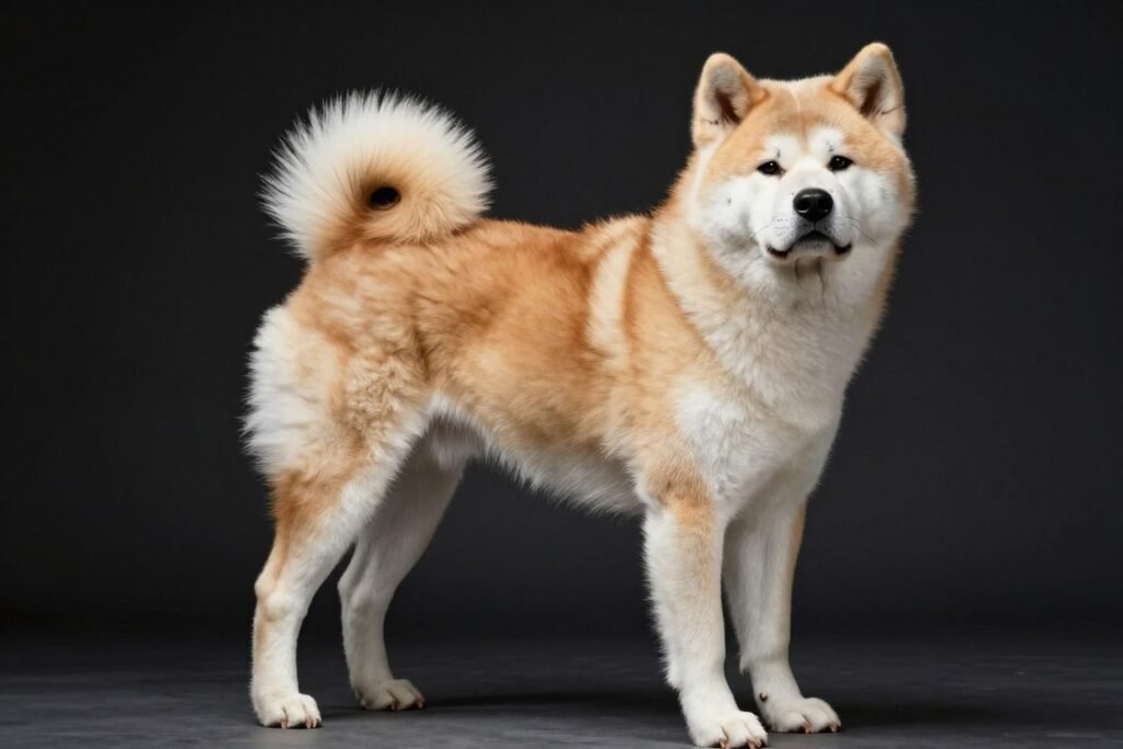 Akita dog displaying characteristic breed traits and nobility