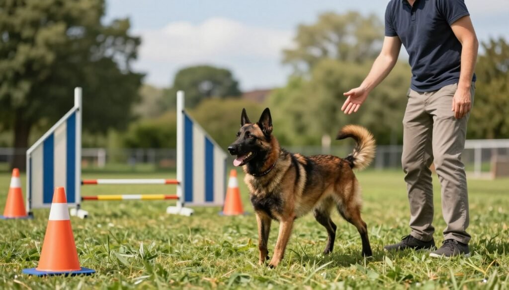 Belgian Sheepdog training