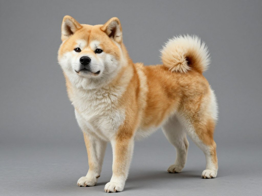 Traditional Japanese Akita statue or figurine